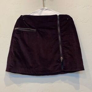 BlankNYC Suede Purple Mini Skirt